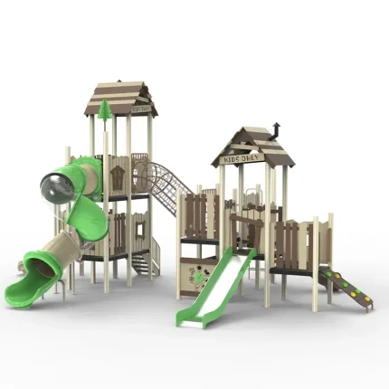 Large Outdoor PE Special Board Real Estate Elevated Layer Scenic Spot Combination Plastic Slide