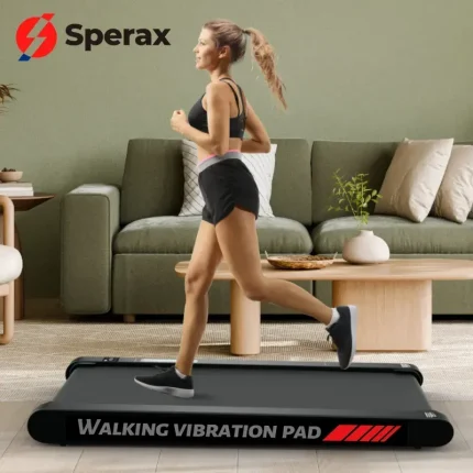 Mini Electric Motorized Walking Machine Custom Logo Flat Treadmill Vibration Walking Pad with LED Screen for Home Use MOQ Small